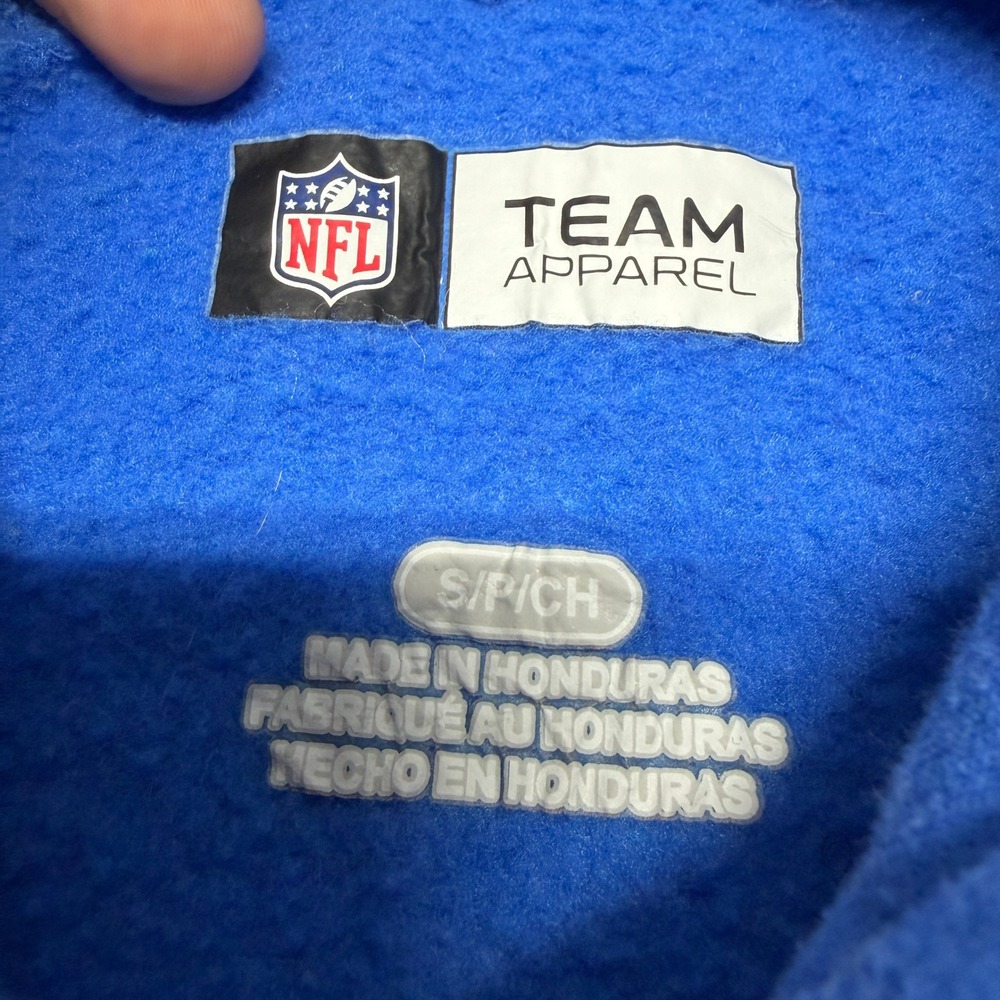 Detroit Lions Hoodie Sweatshirt NFL Team Apparel Graphic Blue Cotton Blend Small - Picture 6 of 13